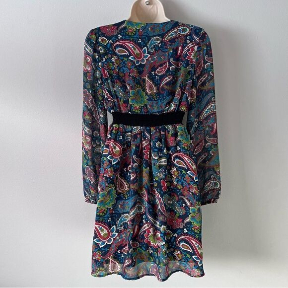 Flying Tomato Boho Paisley Dress Size S - Picture 5 of 8